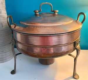 Plato de frotamiento de cobre perfecto para hoteles, restaurantes, cafeterías y hogares que ofrecen durabilidad de estilo y excelente retención de calor - Product Image 5