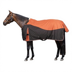 Mantas de Invierno para Caballos de Excelente Calidad, Ligeras, Transpirables e Impermeables, de Poliéster, para Exteriores y Establos - Product Image 1