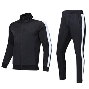 Ensemble de survêtement d'hiver unisexe coupe ajustée personnalisé pour la course, l'entraînement, la gym, le football et le soccer, séchage rapide, écologique - Product Image 3