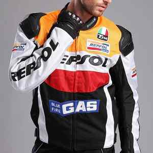 Veste de moto décontractée de style course pour hommes avec col montant, armure d'épaule en alliage d'aluminium, service d'hiver OEM, Chaqueta Moto - Product Image 2