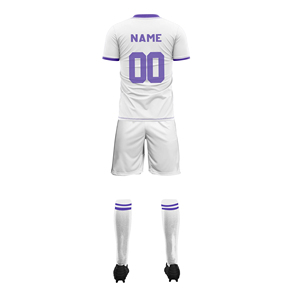 Camisetas de fútbol personalizadas de poliéster 100% para hombre, patrón sólido, manga corta, nuevo uniforme de juego de entrenamiento para adultos, conjunto con logotipo frontal - Product Image 4