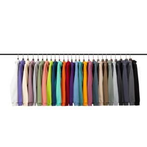 Sudadera con capucha de gran tamaño de algodón de alta calidad, Sudadera con capucha de lana gruesa con hombros descubiertos, sudaderas con capucha bordadas personalizadas en blanco para hombre - Product Image 4