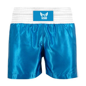 Pantalones cortos de boxeo de último diseño sostenible Precio barato Pantalones cortos de boxeo de alta calidad - Product Image 2