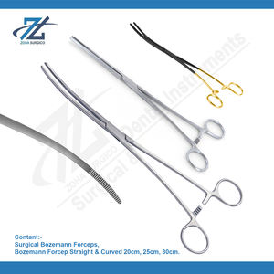 Bozeman 20cm Fórceps de vendaje uterino manual Instrumentos quirúrgicos básicos Acero inoxidable Certificado CE Fabricado en Pakistán - Product Image 3