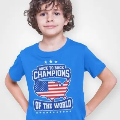 T-shirt personnalisé pour enfants 100% hauts en coton pour enfants garçons filles bébé enfant en bas âge couleur unie vêtements en coton enfants garçon t-shirt