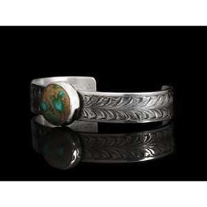 Bracelet Turquoise & Feuilles - Tailles Standard/Moyenne/Petite - Product Image 2