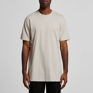 Logo personnalisé épaule homme T-shirt coton polyester 180gsm 200gsm confortable respirant col O plaine T-shirt en gros - Product Image 5