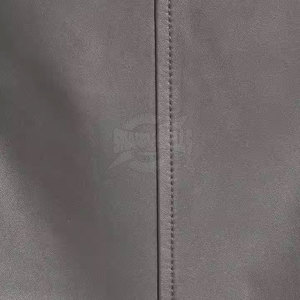 Wholesale Winter Fashion Women Genuine <b>Leather</b> Jacket Knitted Breathable Waterproof <b>High</b> Quality Full Custom Stand Plain Dyed - Product Image 6