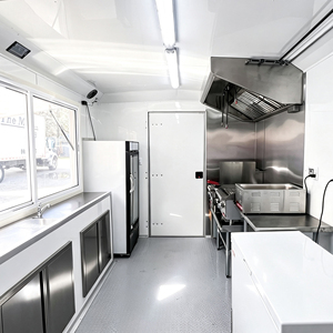 Camión <span class=keywords><strong>de</strong></span> Comida Rápida y Restaurante Móvil Totalmente Equipados, Carrito para Venta Ambulante <span class=keywords><strong>de</strong></span> Helados, Café, Té <span class=keywords><strong>de</strong></span> Burbujas, Hamburguesas, Pizza y Palomitas - Product Image 5