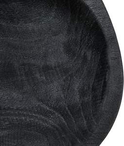 Plateau et bol de service en bois noir artisanal pour table de cuisine décor à la maison essentiel parfait pour les rassemblements de vacances de service de nourriture - Product Image 6