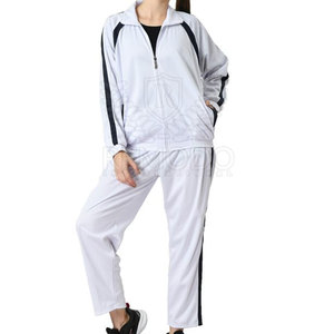 Ensemble de survêtement décontracté pour femmes, hiver, uni, 2 pièces, avec couleur et logo personnalisables, 100% polyester, pour activités de plein air - Product Image 1