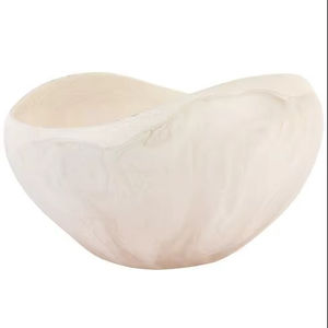 Bol et plat de service décoratifs pour fête, en résine polie écologique, faits à la main, lavables au lave-vaisselle, best-seller - Product Image 1