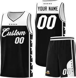 Uniforme de basket-ball pour hommes personnalisé de haute qualité, impression par sublimation, séchage rapide, respirant, en maille - Product Image 1