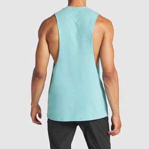 Nouveau été hommes Fitness décontracté sans manches gilet musculation Gym Stringer débardeurs Oem haute qualité hommes débardeurs musculation - Product Image 4