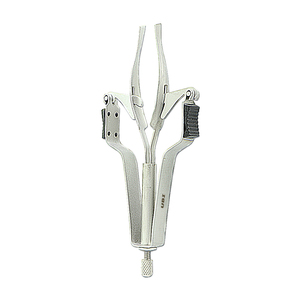 Pinzas de Cejas de Lujo con Punta Inclinada Automática UBI de 10 cm, Herramienta Profesional para Depilar el Vello Facial con Precisión, Acero con Alto Contenido de Carbono - Product Image 1