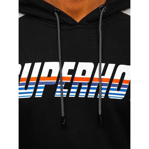 Sweat à capuche personnalisé pour homme en molleton épais 100% coton biologique, couleurs et motifs personnalisés, streetwear de luxe vierge - Product Image 6