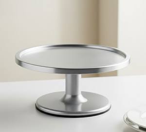 Présentoir à gâteaux orné élégant, plateau rond en aluminium pour desserts - Product Image 6