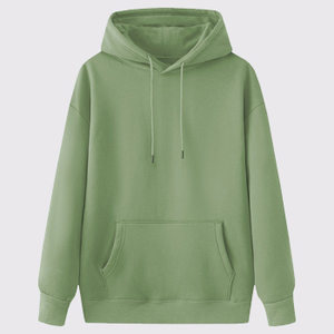 Sweat-shirts à capuche amples pour hommes en polaire de qualité supérieure, légers, à séchage rapide, avec poches et logo brodé numérique - Product Image 4