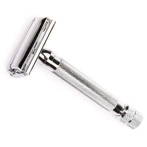 Rasoir de sécurité papillon avec lame tranchante et vis réglable Rasoir professionnel pour hommes Rasoir en acier inoxydable OEM - Product Image 5