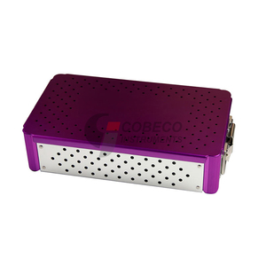 Bandeja Médica de Aluminio, Bandeja de Esterilización Ligera, Organizador de Autoclave Perforado, Casete para Instrumentos Quirúrgicos Dentales - Product Image 2