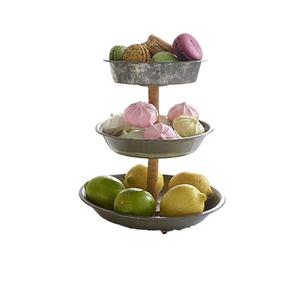 Nouvelle arrivée galvanisé plateau de service forme ronde parfait pour la maison cuisine gâteau support taille personnalisée forme couleur - Product Image 6