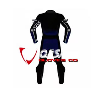 Combinaison de course en cuir hautement respirante personnalisée pour adultes, équipement de moto à séchage rapide, y compris veste imperméable et pantalon d'extérieur - Product Image 4