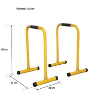 Barre de traction multifonctionnelle IRIS BP-004 pour exercices de musculation, station de dips, équipement de fitness, 89 cm, fabriquée en métal durable, par l'usine OEM.