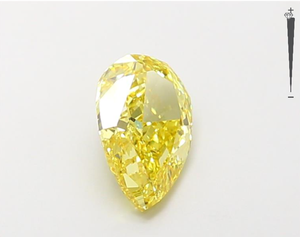Aniva Jewels 1.54ct Fancy Vivid Yellow IGI Certified HPHT Grown Lab Diamond Forma de pera Diamantes sueltos - Product Image 5
