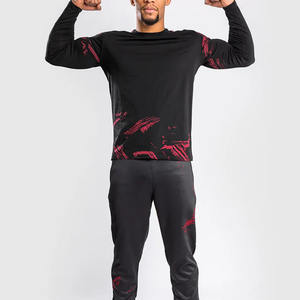 เสื้อรัชการ์ดแขนยาวพิมพ์ลายสำหรับผู้ชายเสื้อฝึกระบายอากาศปรับแต่งได้ - Product Image 2