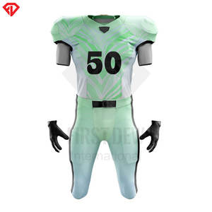 Nuevo uniforme de ropa deportiva con estampado personalizado, nuevo diseño personalizado, ropa de equipo transpirable, uniforme de fútbol americano - Product Image 5