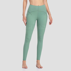Leggings de cintura alta para mujer para yoga, gimnasio y uso diario Leggings elásticos suaves para mujer con tela transpirable - Product Image 2