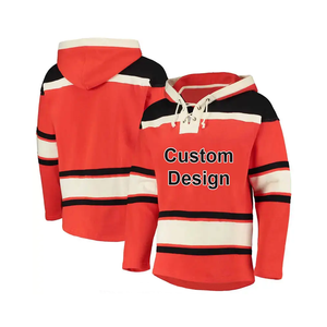 Sweat à capuche de hockey sur glace avec capuche, maillot de hockey personnalisé de haute qualité avec capuche, vente, conception et logo personnalisés - Product Image 3