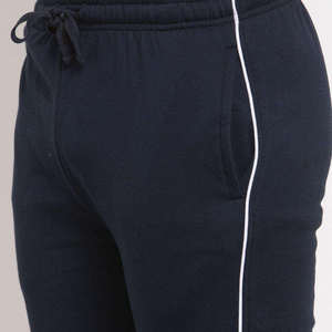 Derniers survêtements unisexes de haute qualité, couleur bleu et blanc unis, à manches longues, à capuche et à taille élastique avec cordon de serrage - Product Image 5