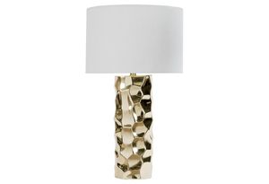 Lámparas de Mesa Rectangulares Modernas de Aluminio con Diseño de Ondas Metálicas, Duraderas, para Sala de Estar, Uso en Interiores - Product Image 6