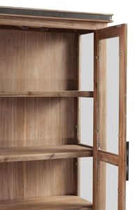 Unidad de exhibición de madera maciza de Acacia/roble/Pino, gabinete de sala de estar, marca ATLAS, superventas, muebles de sala de estar de madera - Product Image 4