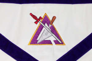 Wholesale Premium Quality Hand Embroidered Regalia Masonic <b>Apron</b> High Grade Master Masonic <b>Apron</b> - Product Image 5