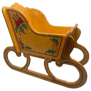 Trineo de madera de nueva llegada para suministros de decoración navideña al aire libre y otras Navidades - Product Image 3