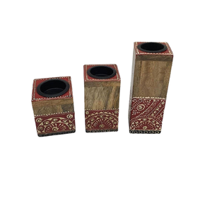 Quemador de madera Oud de diseño maravilloso Quemador Bakhoor de forma cuadrada de diferentes tamaños para uso en bodas y fiestas - Product Image 1