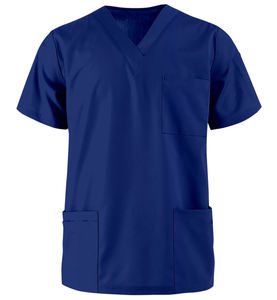 Venta en nueva camiseta tejida personalizada Scrub Top para panel médico serigrafía Unisex mejor calidad - Product Image 4