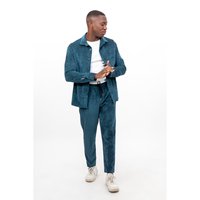 Chemises à manches longues pour hommes Imperio Shop, vertes, à base d'huile, 25% nylon, 36% polyester, 9% acrylique, 30% PBT, solides, décontractées, respirantes, pour l'automne