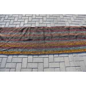 Classique Beige Vintage tapis turc 2.4X7.9 pieds Patchwork Design laine Viscose matériel pour salon chambre Rectangle couloir Latex - Product Image 3