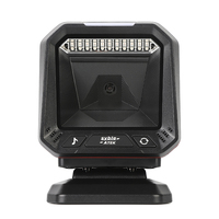 Escáner de Escritorio Omnidireccional 2D AK-9608H, Manos Libres, Sensor de Imagen CMOS, Lector de Códigos QR, Compatible con Pagos Móviles y Códigos de Pantalla