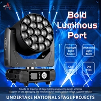 FY-1915 19*15W abeille oeil scène lumière DMX RGBW 4-en-1 éclairage LED effet araignée lumière pour intérieur extérieur Disco Club salle de Concert