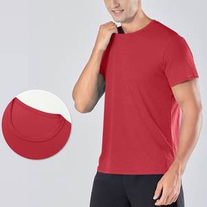 Camiseta deportiva de secado rápido para hombre, camiseta de capa Base de compresión transpirable de alta elasticidad atlética para correr en el gimnasio al aire libre - Product Image 4