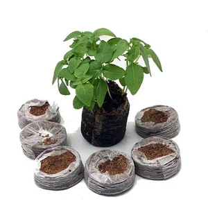 Çevre dostu bahçe malzemeleri Coco Peat peletler | Coco disk | Coco Plug | Vietnam'dan saksı toprak peletleri ile tohum başlangıç kiti