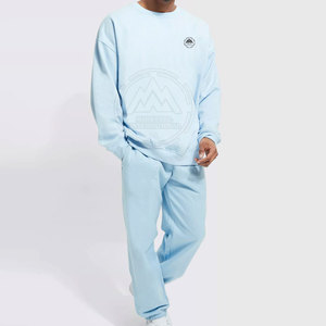 Survêtement de qualité supérieure pour hommes, couleur unie, écologique, vêtements de grande taille pour l'hiver, ensembles confortables et respirants, meilleures ventes - Product Image 2