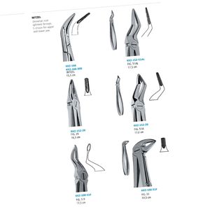 Fórceps para Extracción Dental de Raíces 150, Incisivos Superiores, Instrumentos Quirúrgicos, Fórceps para Extracción de Dientes - Product Image 6