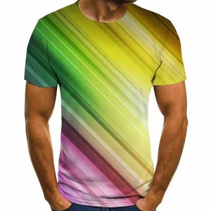 Venta al por mayor 2024 Camisetas para hombres Gráficos personalizados Manga corta Poliéster Cuello redondo Algodón suave Sensación Plain Blanks para sublimación - Product Image 3