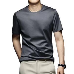 T-shirts à col rond pour hommes confortables et respirants 100% coton Style d'été simple Street Wear avec motif imprimé pour le fitness - Product Image 3