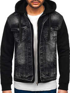 Stock prêt de veste en jean hiver chaud extérieur veste décontractée vente en ligne personnalisé mode respirant veste en jean - Product Image 3